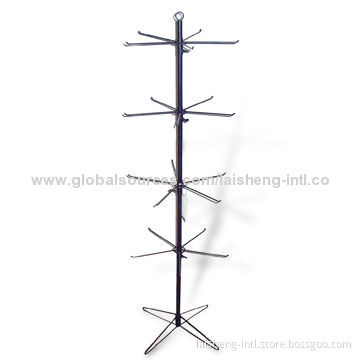 Spinning Display Rack with Black Powder Coated
